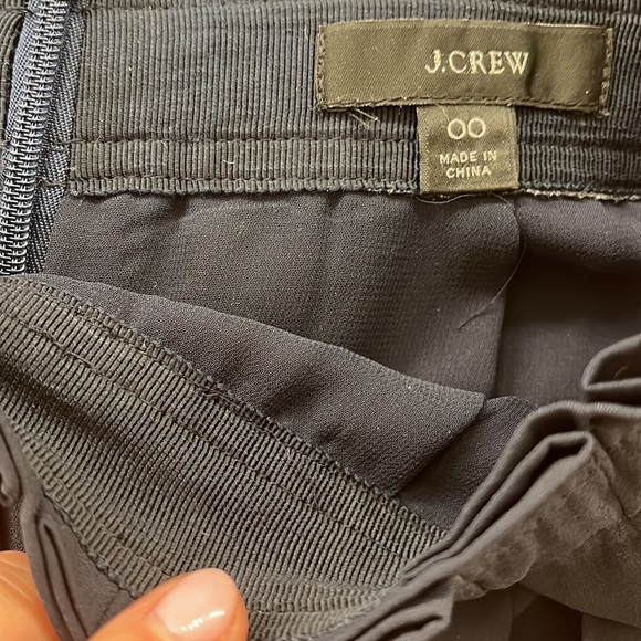 JCrew Ruffle navy skirt - Picture 3 of 3